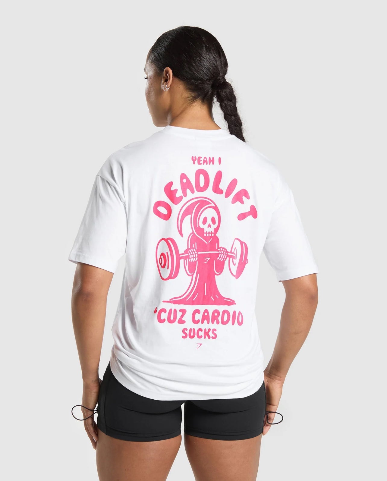 PLAYERA OVERSIZED ‘CUZ CARDIO GYMSHARK