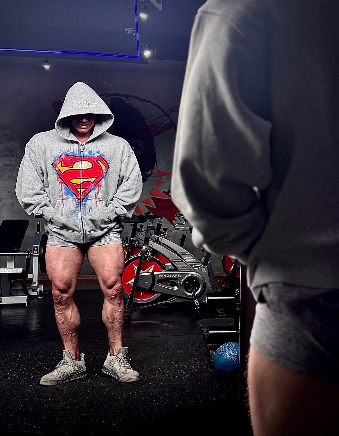 HOODIE OVERSIZED SUPERMAN DRIP ZIP YOUNGLA