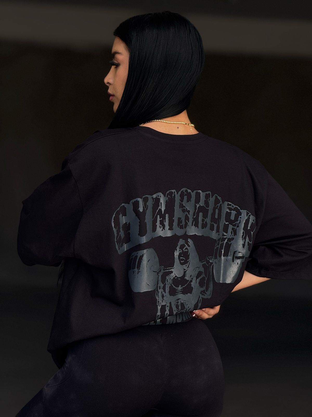 PLAYERA OVERSIZE MUSCLE MOMMY