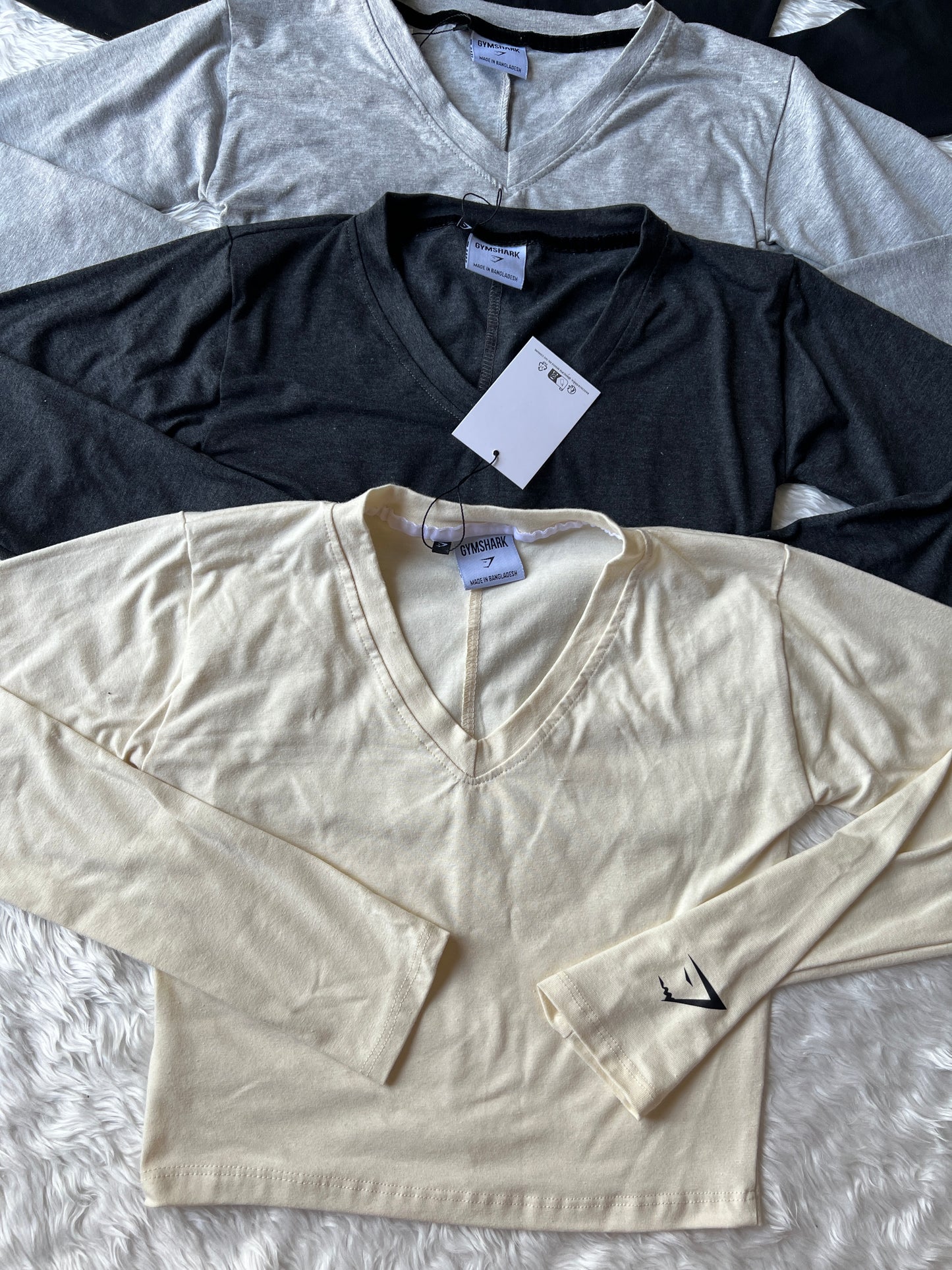 Midi Top Manga Larga Gymshark