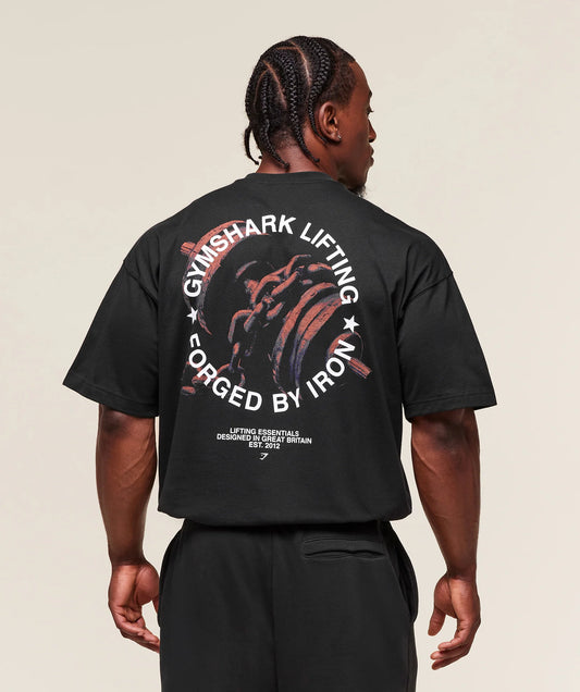 PLAYERA OVERSIZED FORGED BY IRON GYMSHARK
