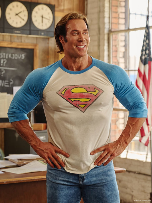 PLAYERAS MANGA 3/4 SUPERMAN
