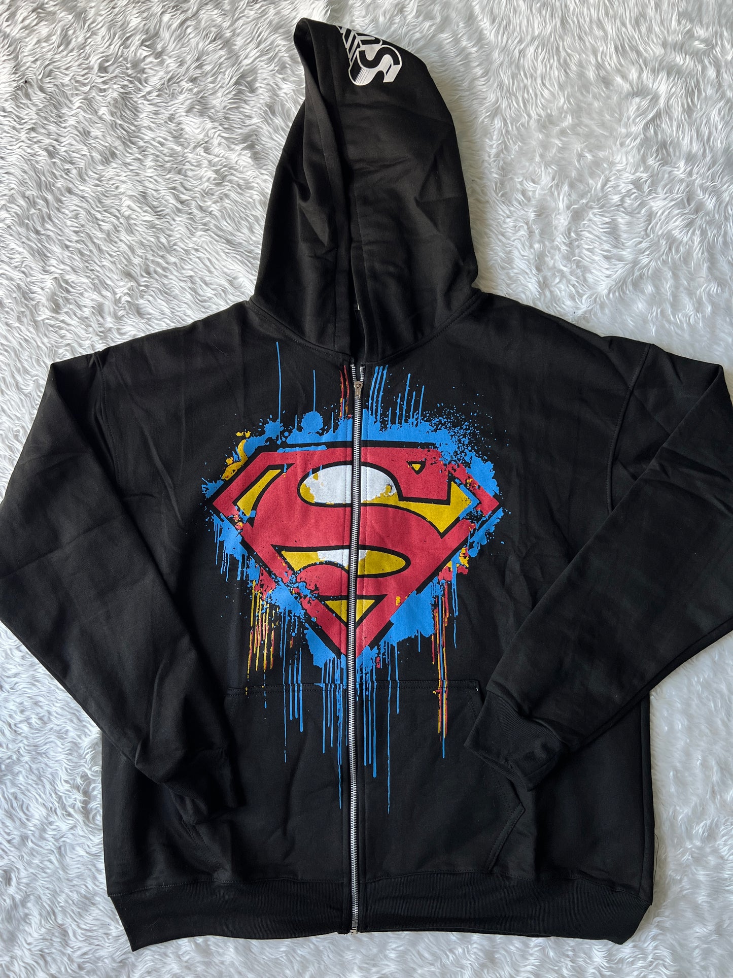 HOODIE OVERSIZED SUPERMAN DRIP ZIP YOUNGLA