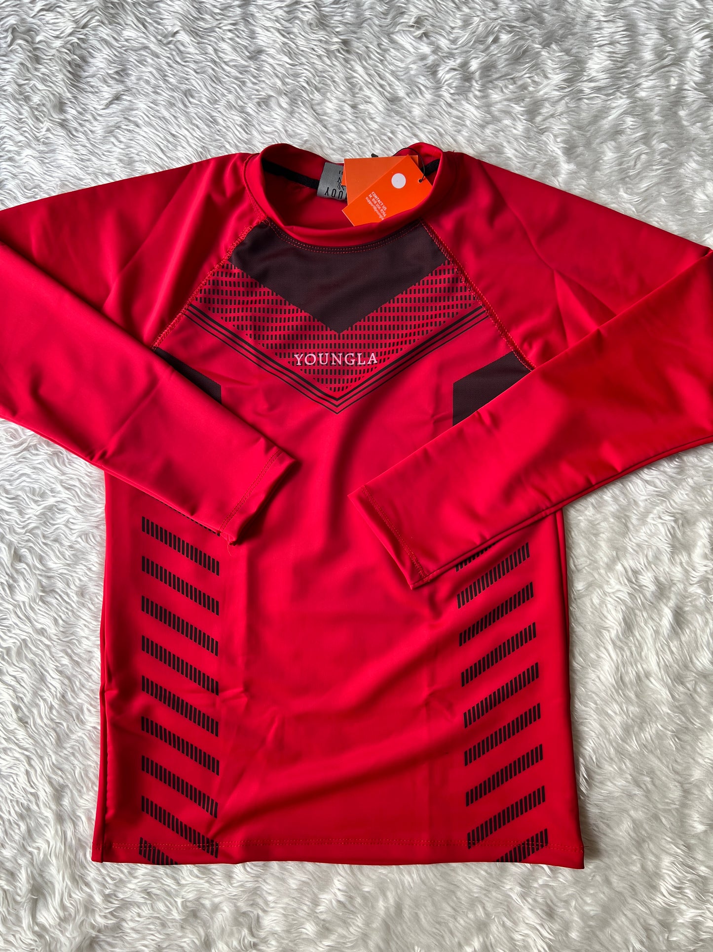 Playera Compression Manga Larga SuperHeroe YLA